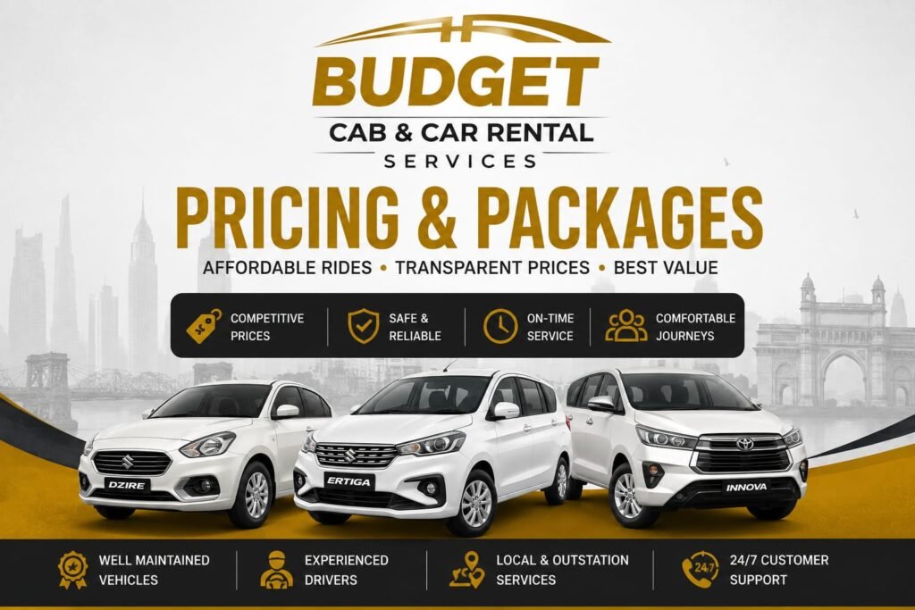 Pricing Budget Cab & Car Rental Services
